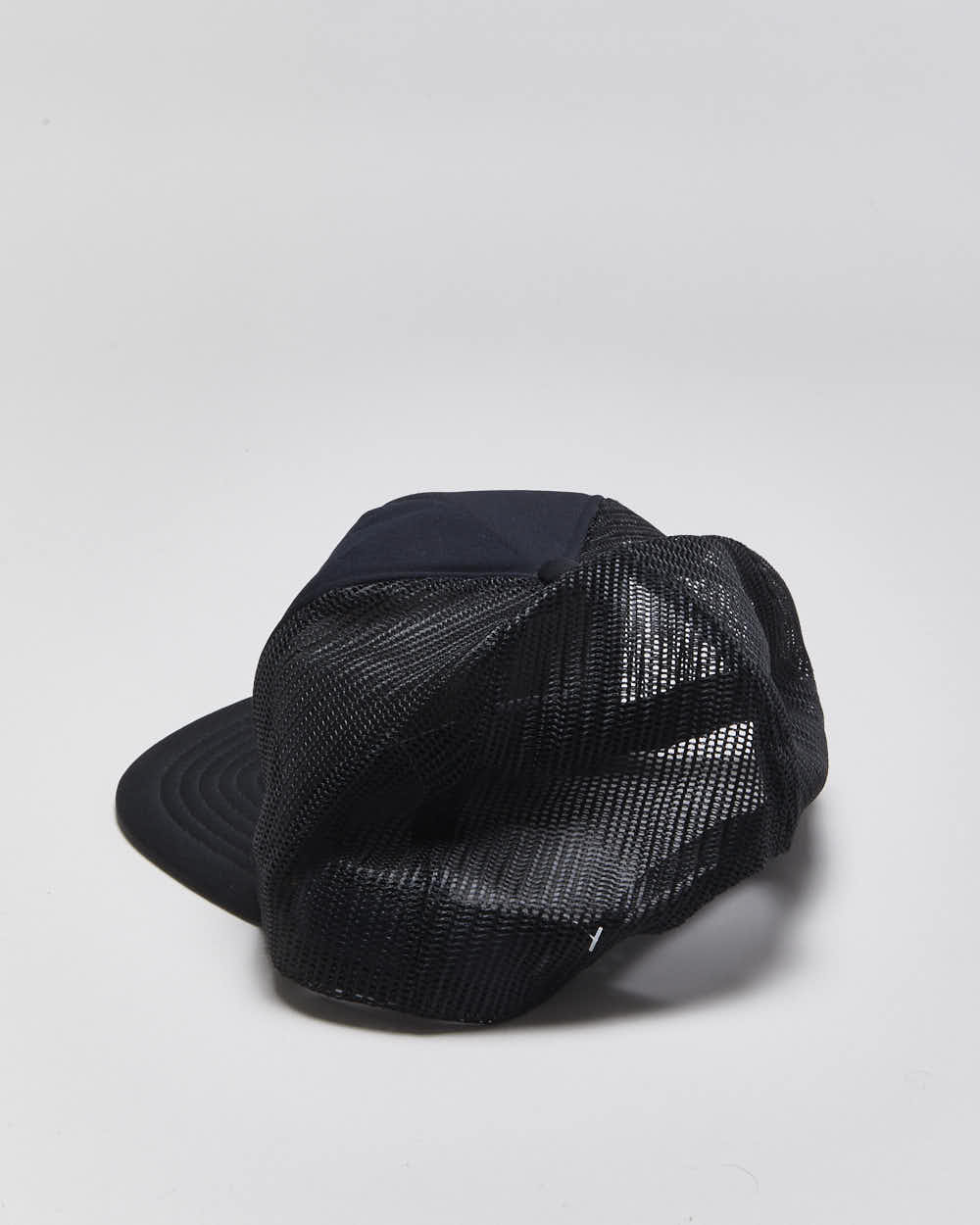 Vintage 1980s Black Trucker Cap - O/S