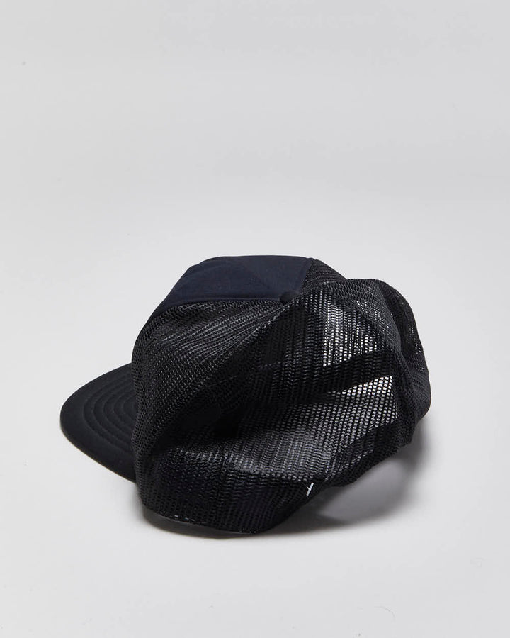 Vintage 1980s Black Trucker Cap - O/S