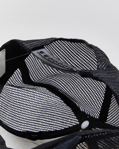 Vintage 1980s Black Trucker Cap - O/S