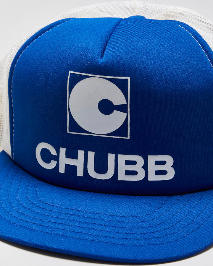 Vintage 1980s Chubb Trucker Cap - One Size