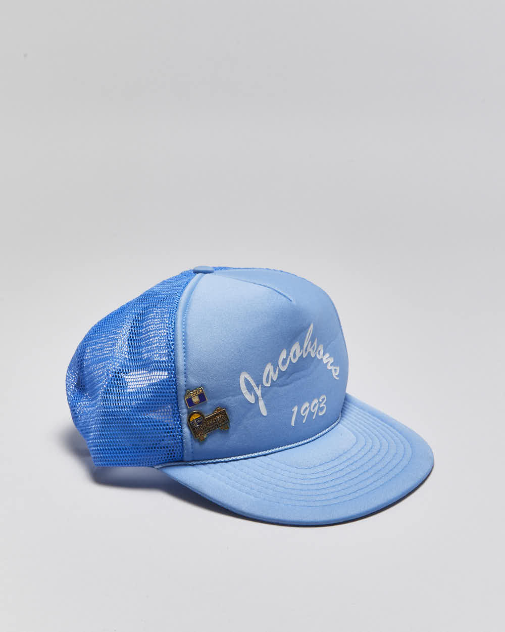 Vintage 1993 Baby Blue Trucker Cap - O/S