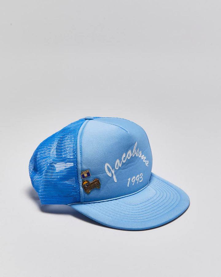 Vintage 1993 Baby Blue Trucker Cap - O/S