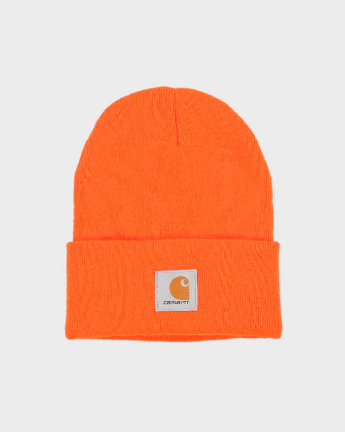 Vintage Carhartt Detroit Orange Watch Beanie - OS