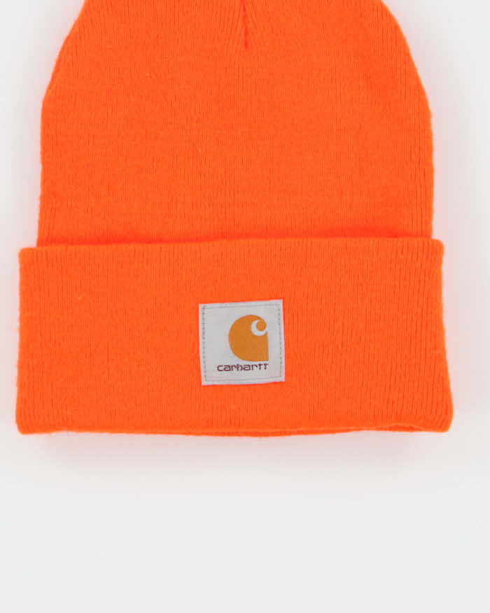 Vintage Carhartt Detroit Orange Watch Beanie - OS