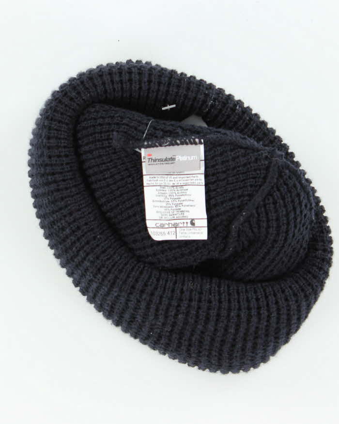 Vintage Carhartt Navy Knit Beanie - OS