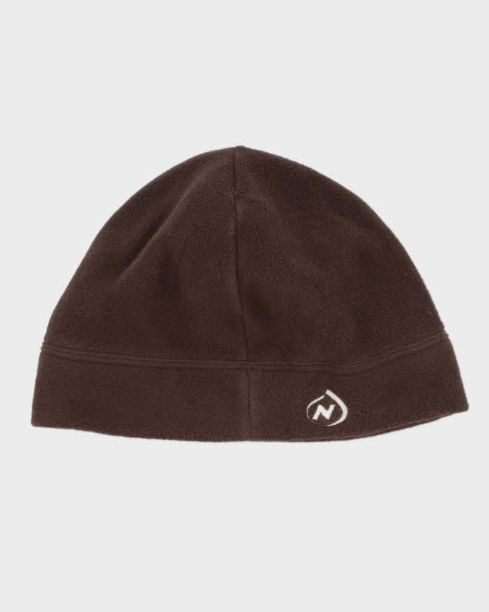 Vintage Carhartt Brown Fleece Beanie - OS