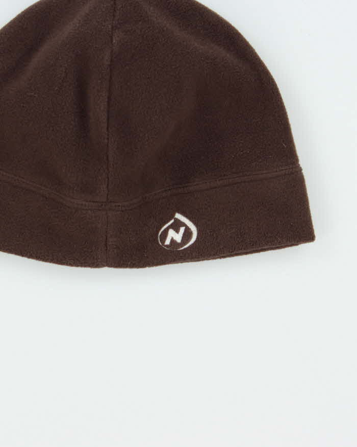 Vintage Carhartt Brown Fleece Beanie - OS