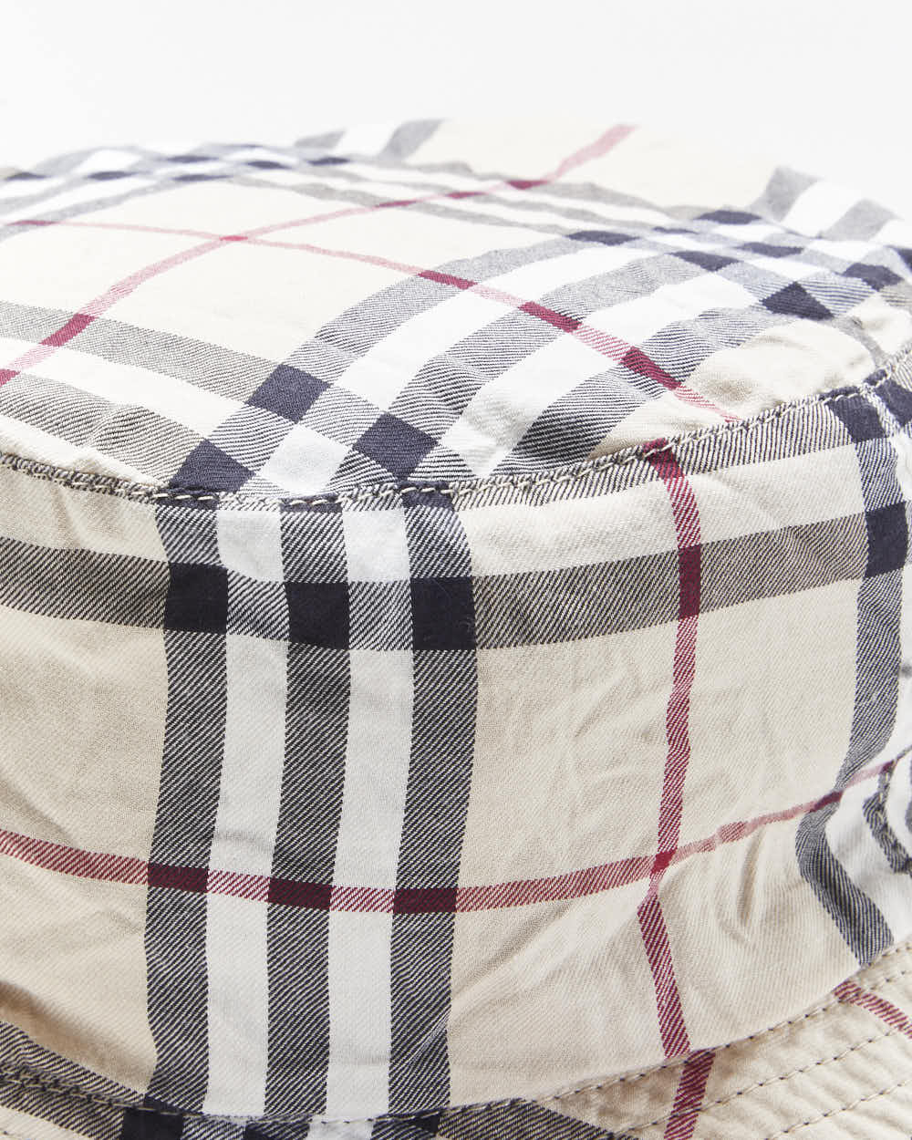 Vintage 00s Y2K Burberry Nova Check Reversible Bucket Hat - M