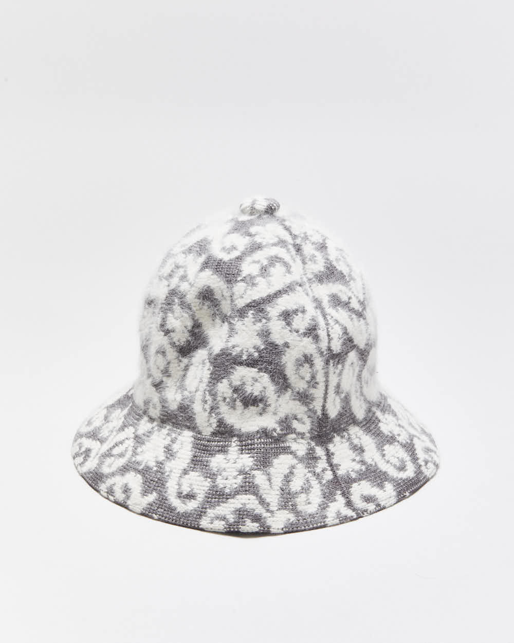 Vintage Kangol Angora Blend Tapestry Bucket Hat - S