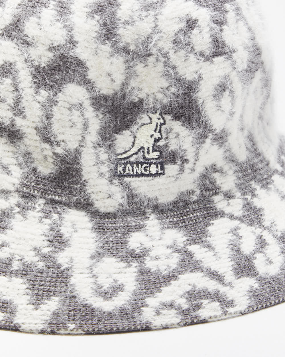 Vintage Kangol Angora Blend Tapestry Bucket Hat - S