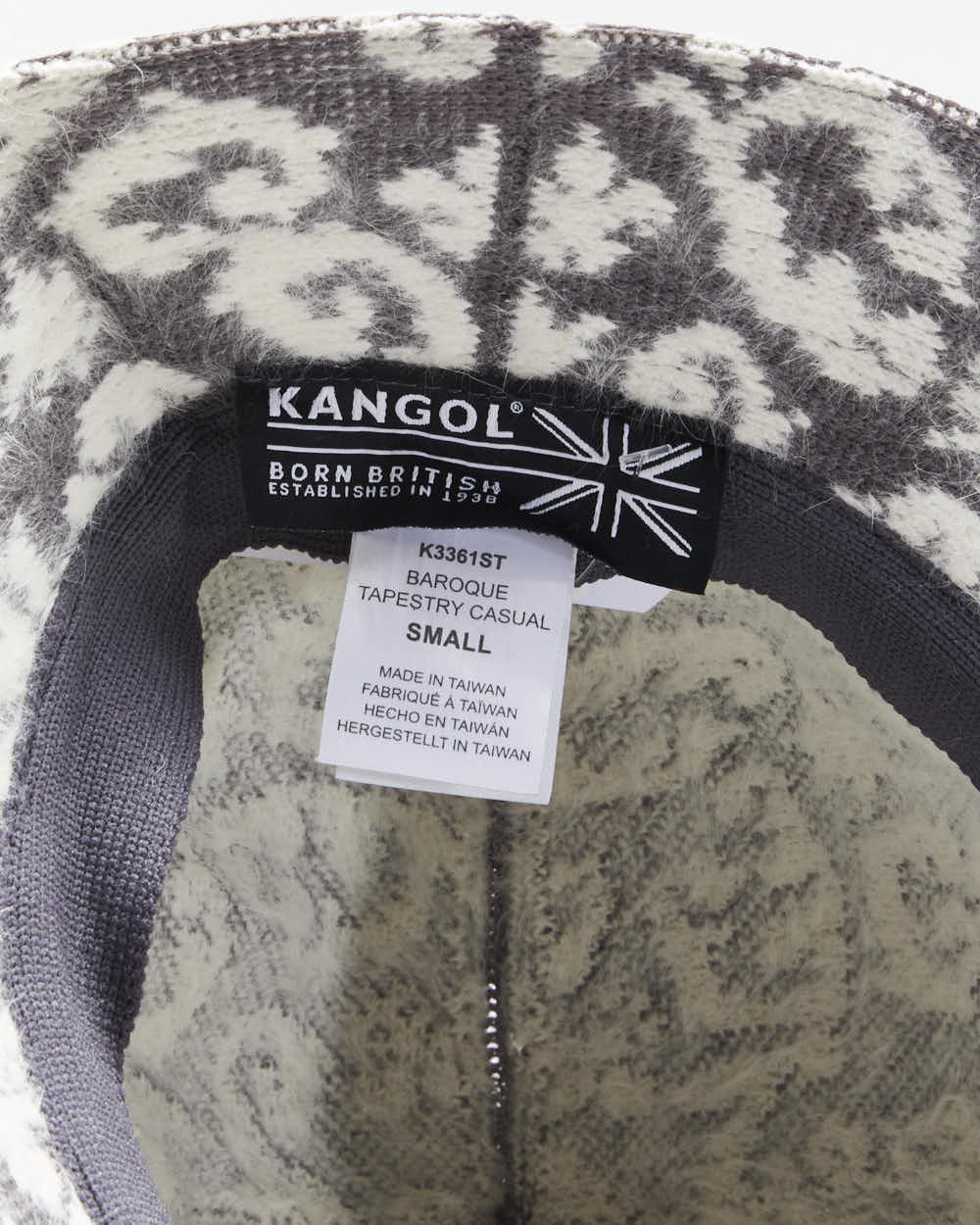 Vintage Kangol Angora Blend Tapestry Bucket Hat - S