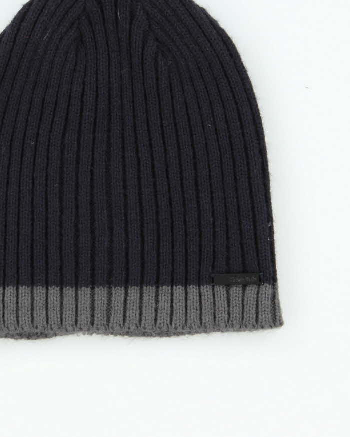 Vintage 00s Calvin Klein Ribbed Beanie - O/S