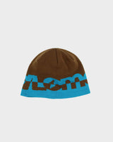 Vintage Salomon Two-Tone Spell-Out Skull Cap Beanie - OS