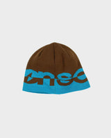 Vintage Salomon Two-Tone Spell-Out Skull Cap Beanie - OS
