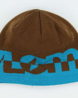 Vintage Salomon Two-Tone Spell-Out Skull Cap Beanie - OS