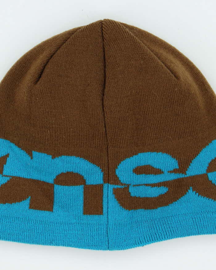 Vintage Salomon Two-Tone Spell-Out Skull Cap Beanie - OS