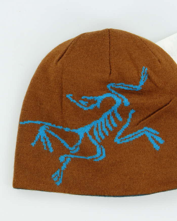 Vintage Arc'teryx Reversible Wool Blend Skull Cap Sample Beanie - OS