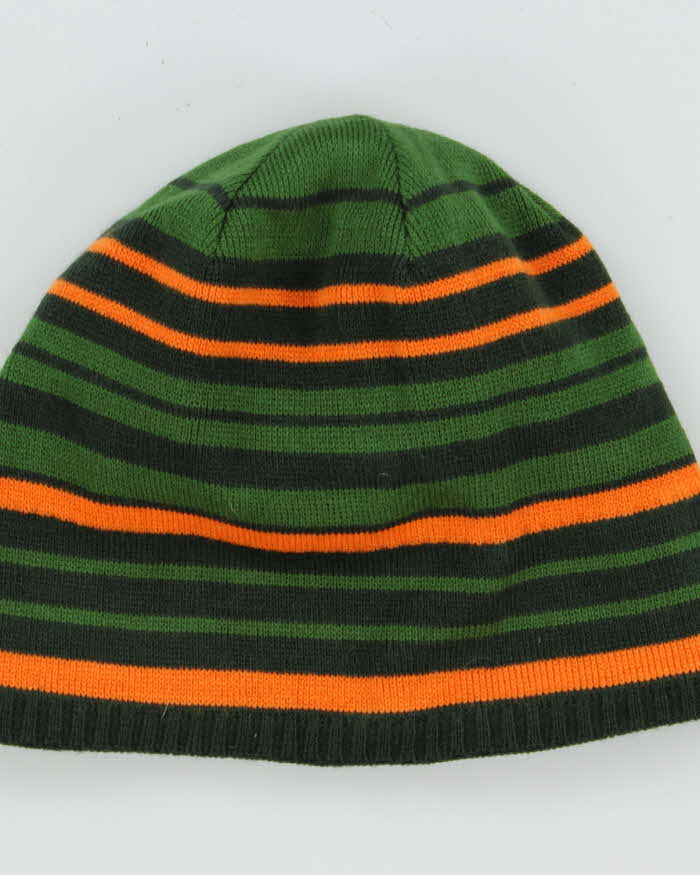 Vintage The North Face Striped Skull Cap Beanie - OS