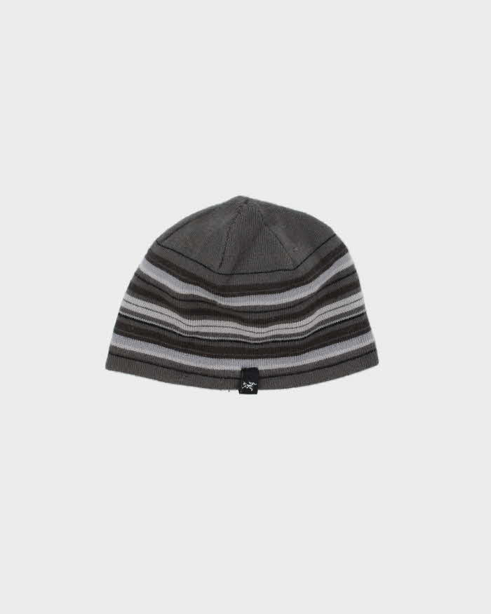 Vintage Arc'teryx Wool Blend Striped Skull Cap Beanie - OS