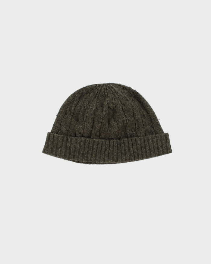 Vintage Polo Ralph Lauren Merino Wool Cashmere Cable Knit Beanie - OS