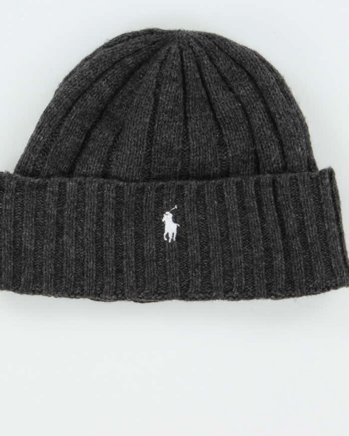 Vintage Polo Ralph Lauren Wool Blend Ribbed Beanie - OS