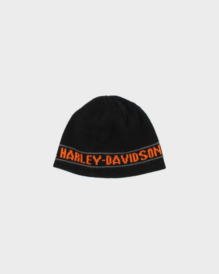 Vintage Y2K 00s Harley Davidson Skull Cap Beanie - OS