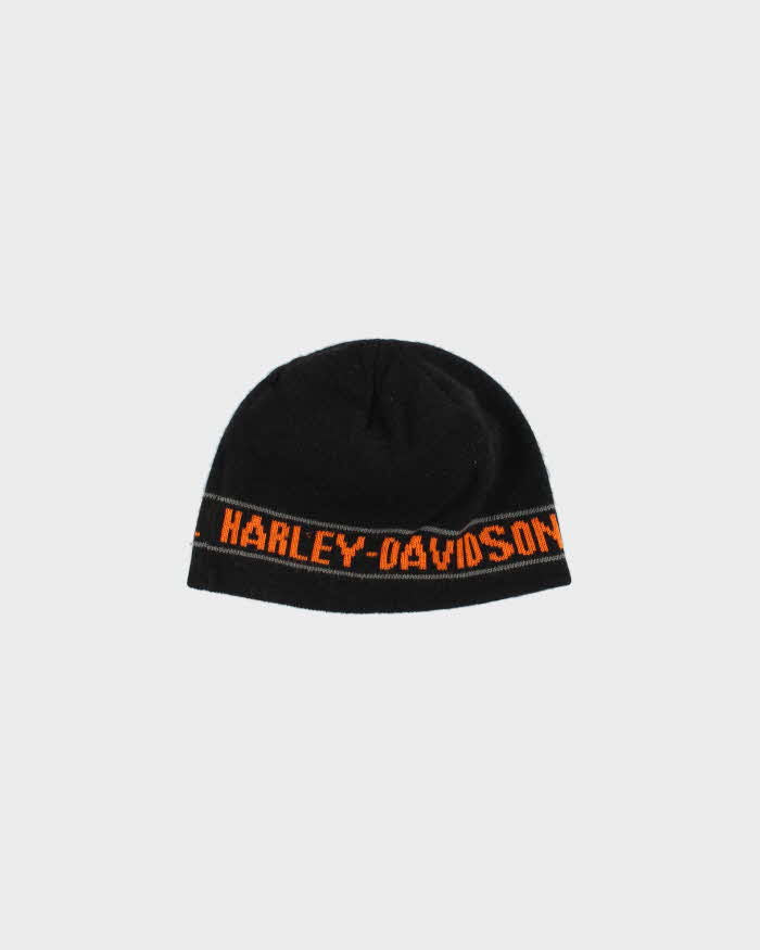 Vintage Y2K 00s Harley Davidson Skull Cap Beanie - OS