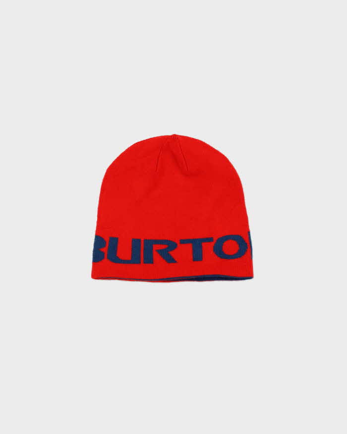 Vintage Burton Reversible Skull Cap Beanie - OS