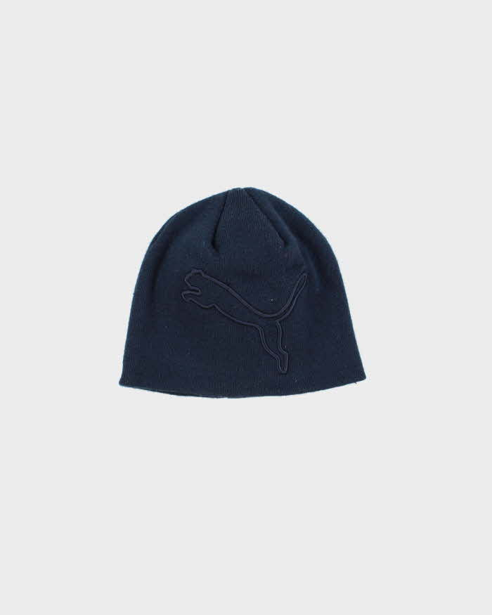Vintage Y2K 00s Puma Embroidered Wool Blend Skull Cap Beanie - OS