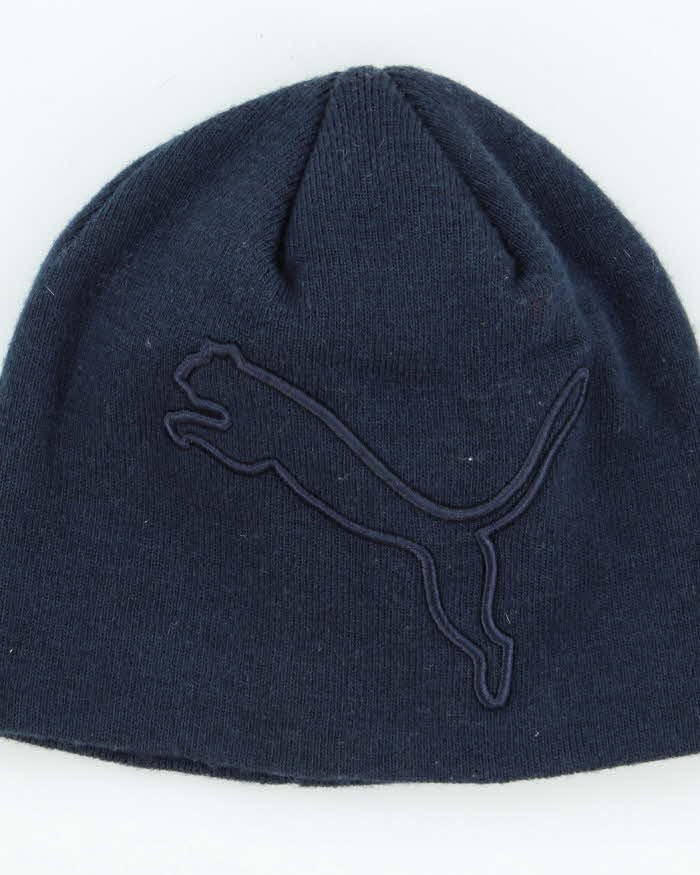 Vintage Y2K 00s Puma Embroidered Wool Blend Skull Cap Beanie - OS