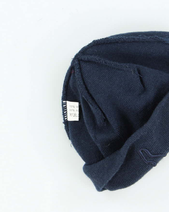 Vintage Y2K 00s Puma Embroidered Wool Blend Skull Cap Beanie - OS