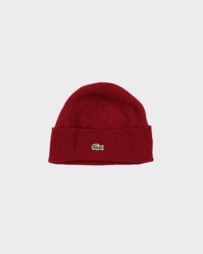 Vintage Y2K 00s Lacoste Merino Wool Beanie - OS