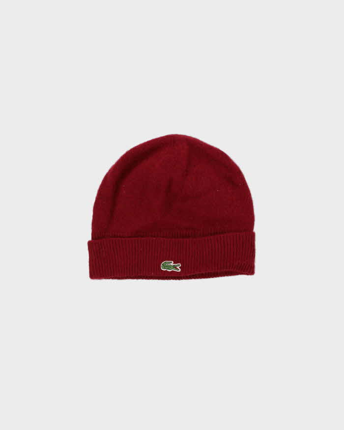 Vintage Y2K 00s Lacoste Merino Wool Beanie - OS