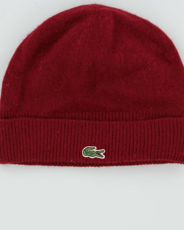 Vintage Y2K 00s Lacoste Merino Wool Beanie - OS