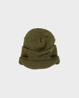 Vintage Carhartt Khaki Peaked Beanie - OS