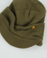 Vintage Carhartt Khaki Peaked Beanie - OS