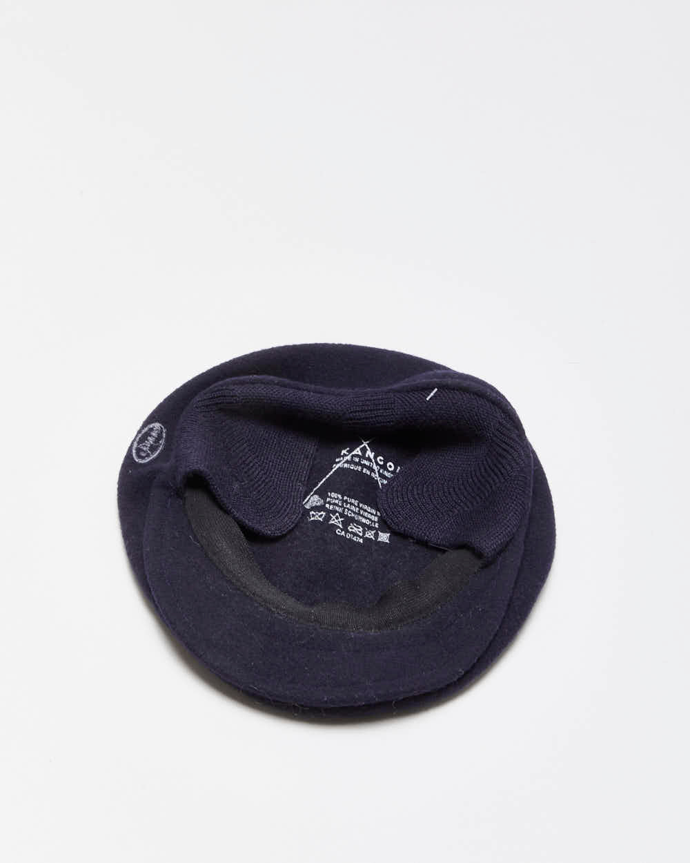 Vintage 1990s Kangol Wool Ear Flap Flat Hat - L