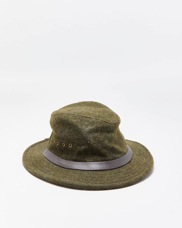 Vintage C.C Filson Custom Made In USA Wool Packet Hat - L