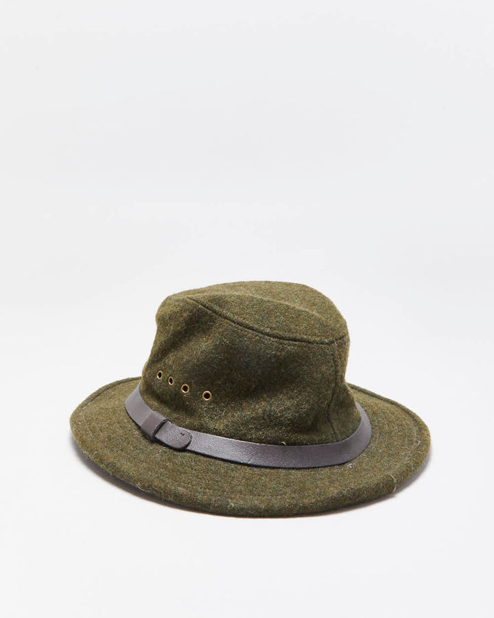 Vintage C.C Filson Custom Made In USA Wool Packet Hat - L