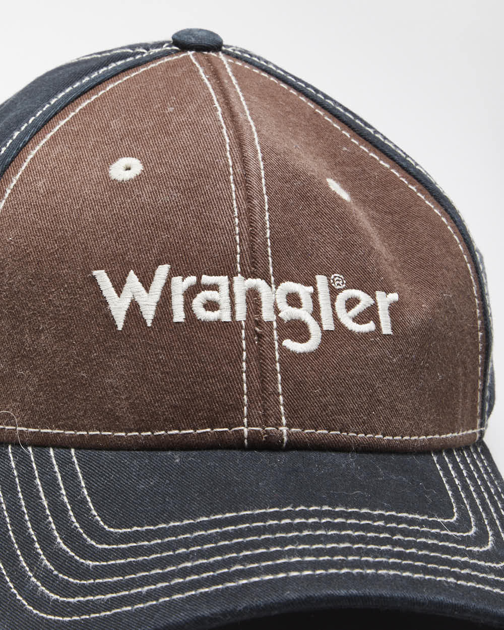 DS Vintage Y2K 00s Wrangler Denim Cowboys Velcro Baseball Cap - OS