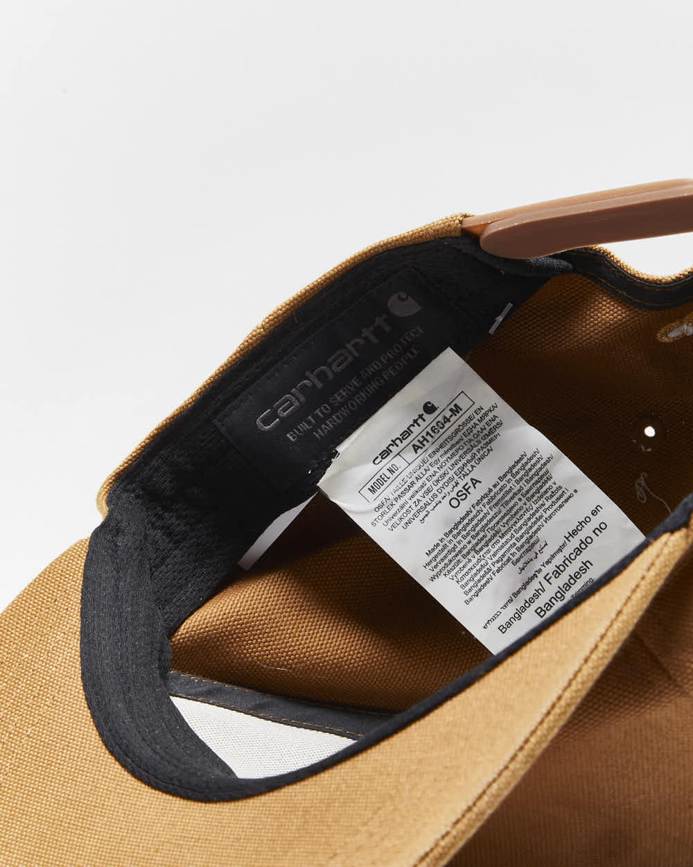 Vintage Carhartt Tan Snapback Cap - OS