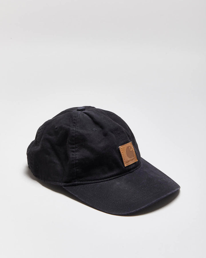 Vintage Carhartt Black Velcro Baseball Cap - OS