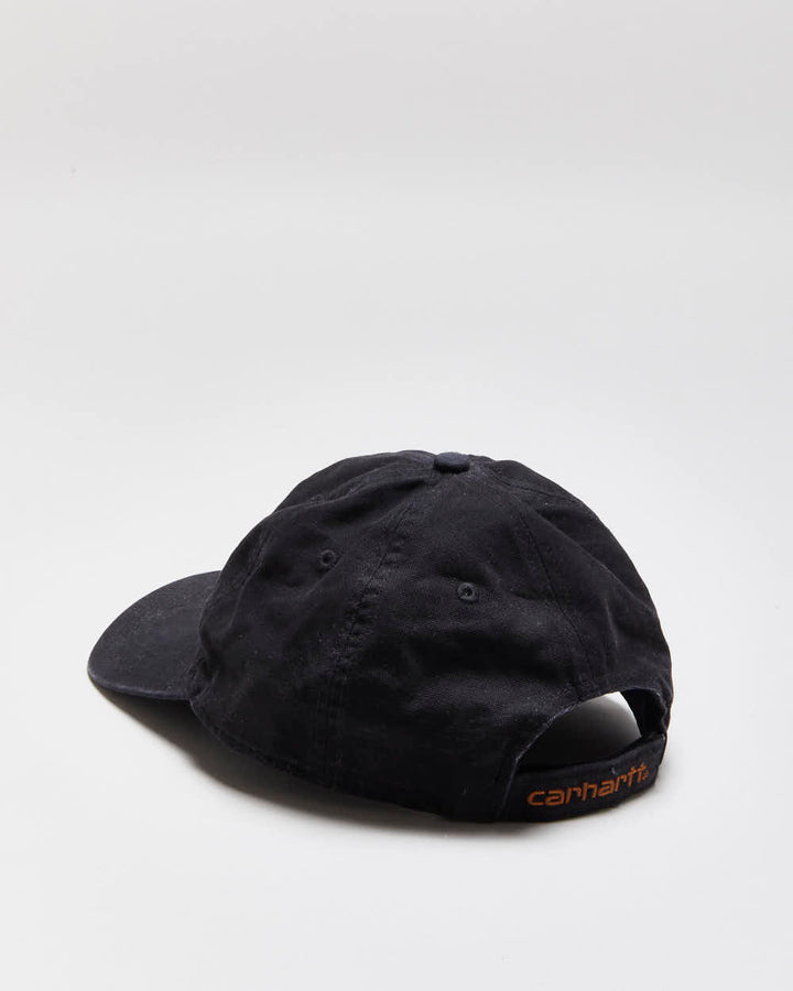 Vintage Carhartt Black Velcro Baseball Cap - OS