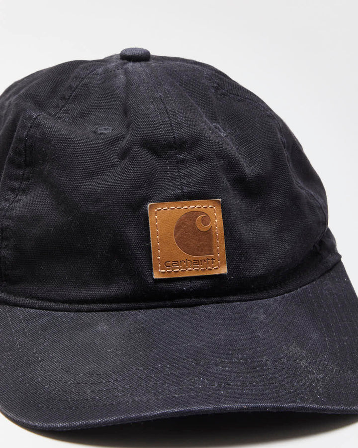 Vintage Carhartt Black Velcro Baseball Cap - OS