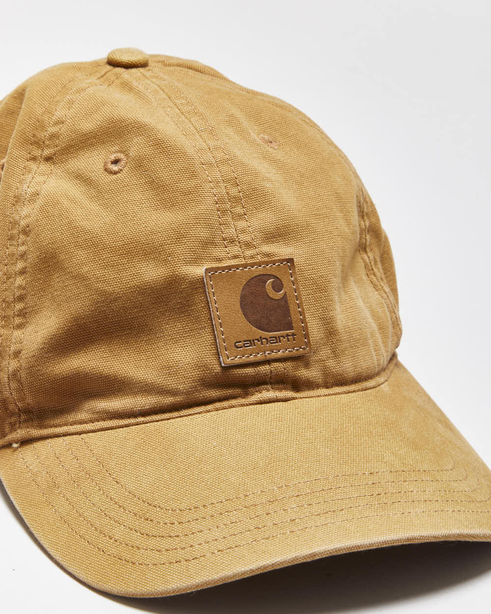 Vintage Carhartt Tan Velcro Baseball Cap - OS