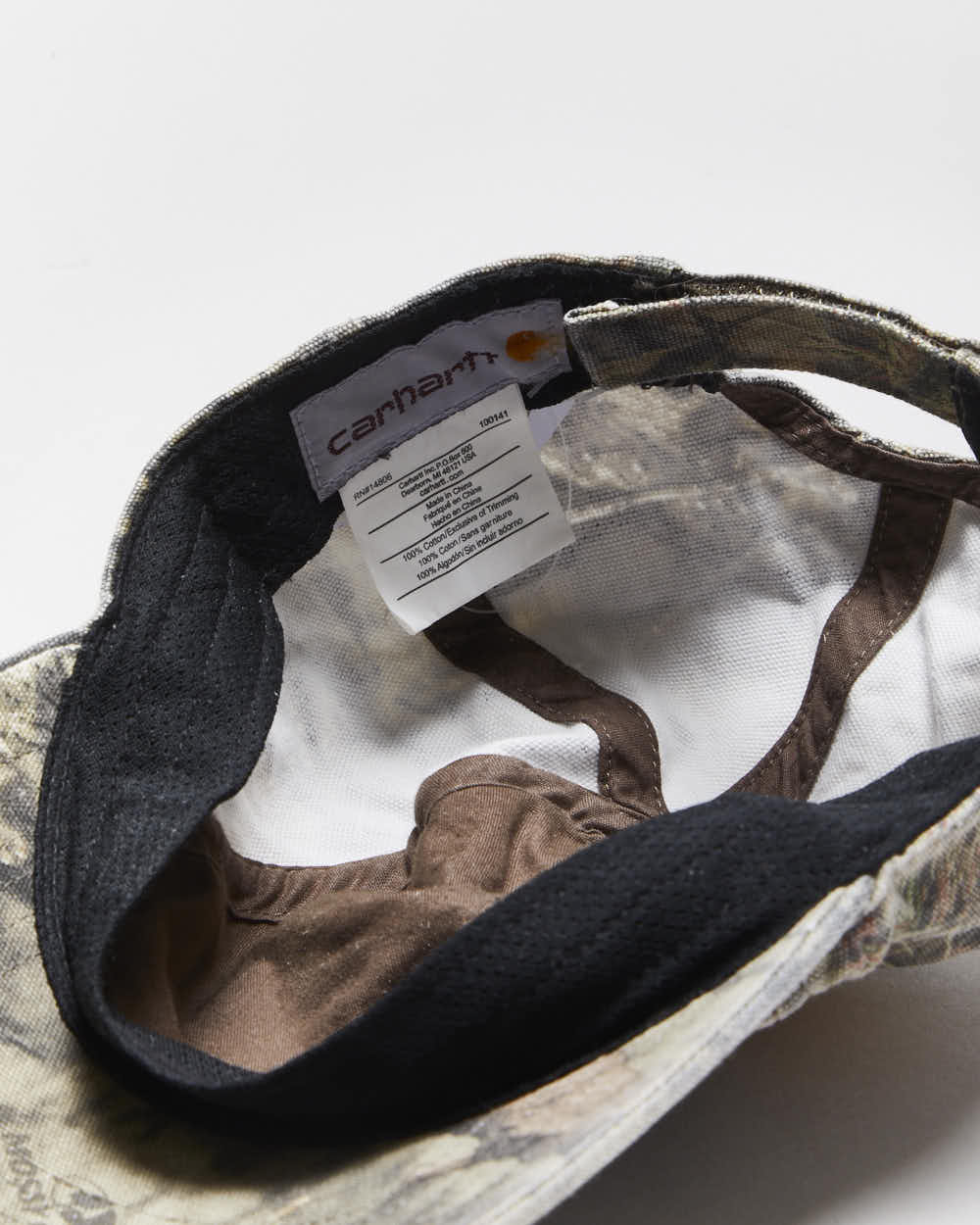 Vintage Carhartt Realtree Camo Velcro Baseball Cap - OS