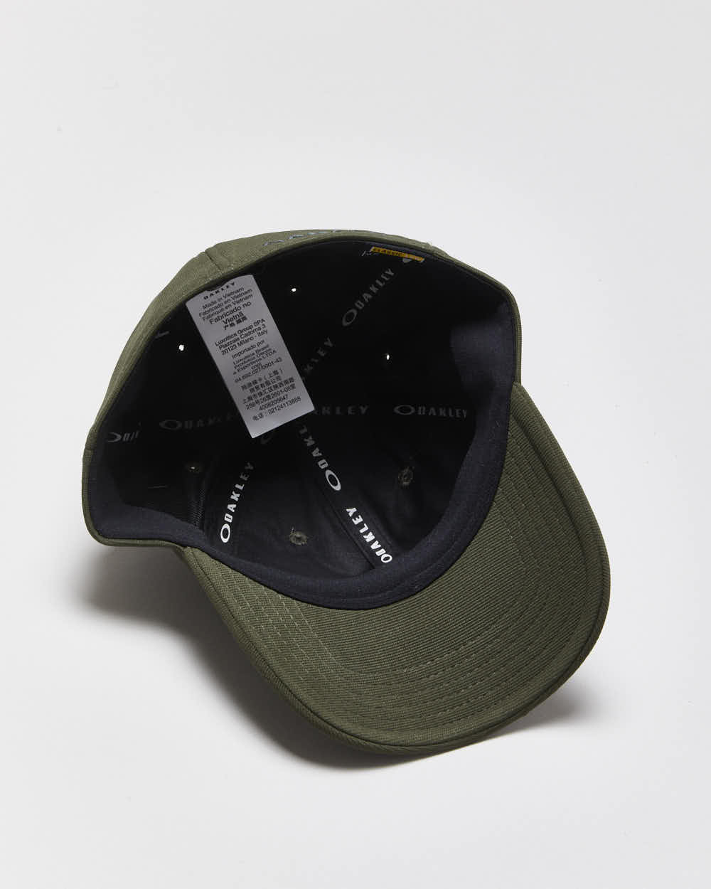 Vintage Oakley Khaki Flex Baseball Cap - S/M