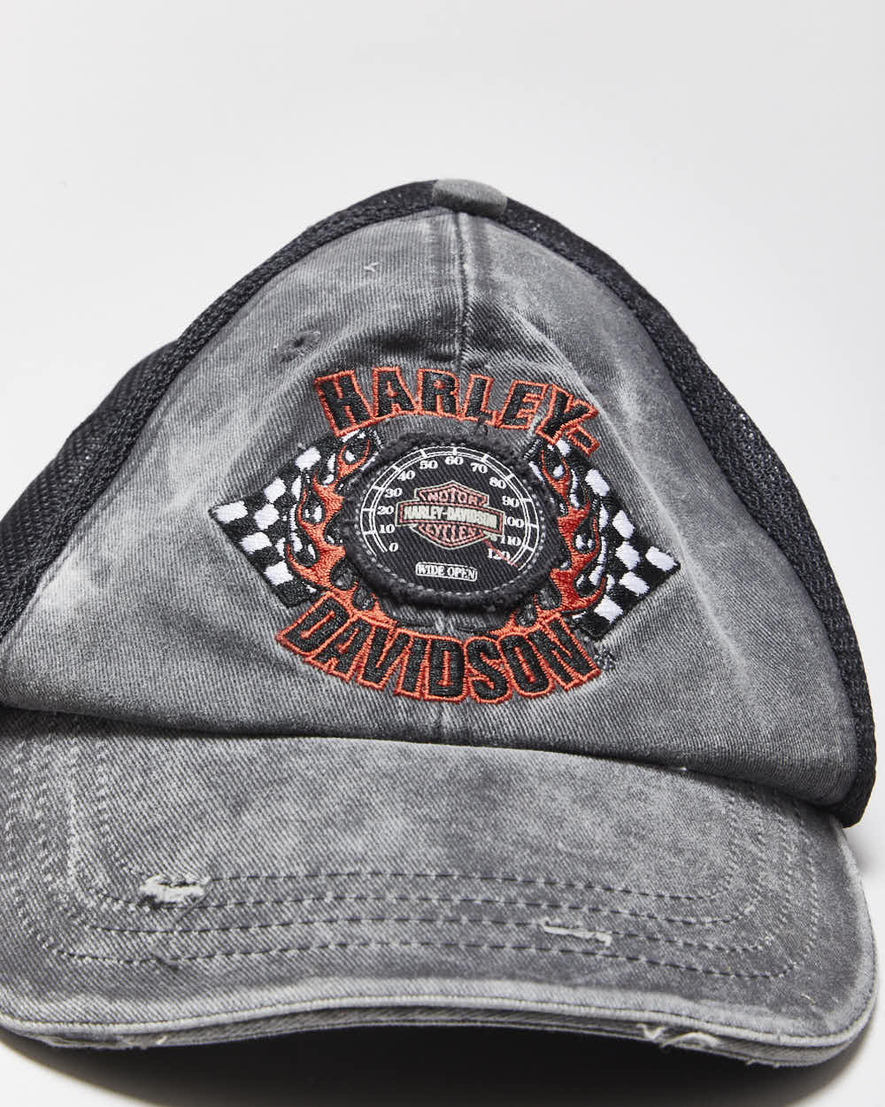 Vintage Y2K Harley Davidson Baseball Trucker Cap - OS