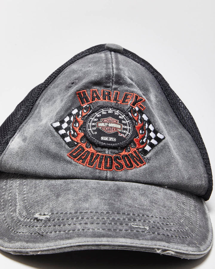 Vintage Y2K Harley Davidson Baseball Trucker Cap - OS
