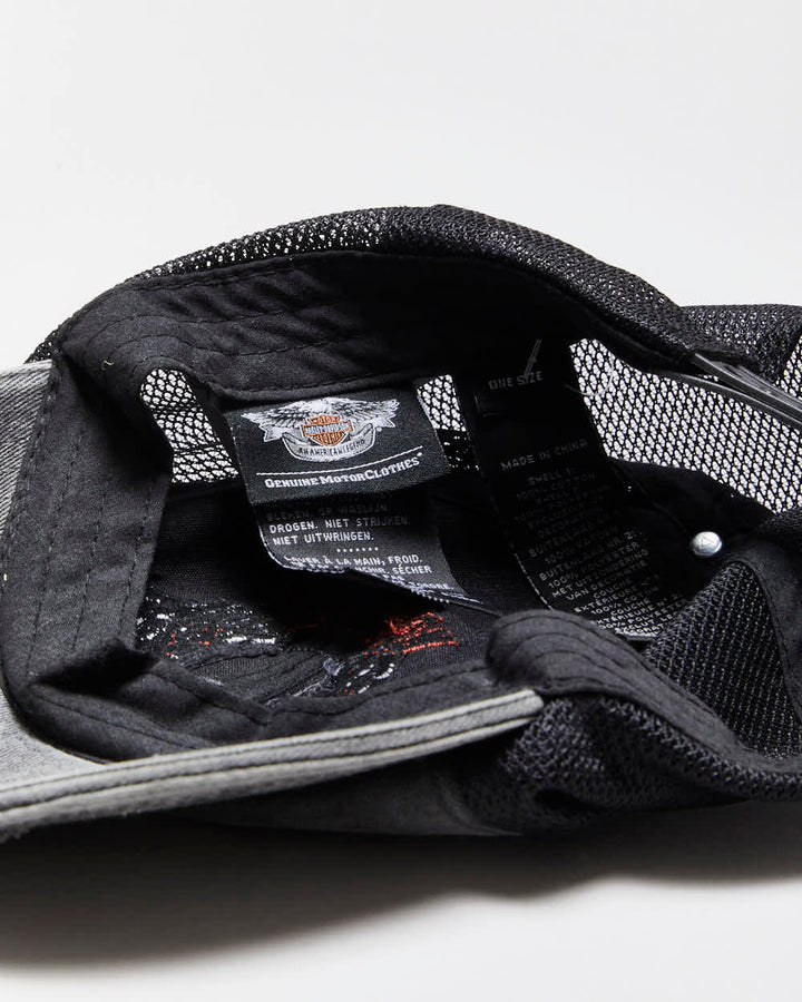 Vintage Y2K Harley Davidson Baseball Trucker Cap - OS